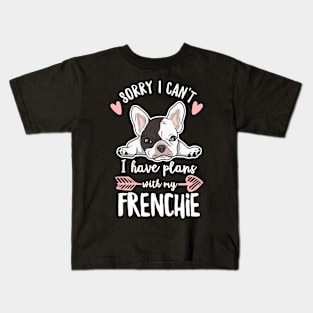 Frenchie Dog Quote for a French Bulldog Owner Kids T-Shirt